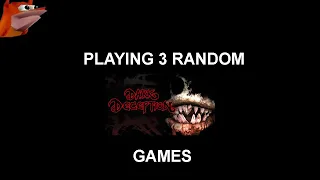 3 RANDOM DARK DECEPTION FAN GAMES