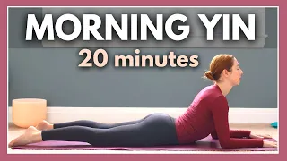 20 min Morning Yin Yoga Without Props - SLOW & SWEET