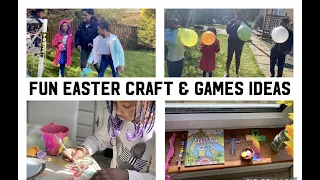 FUN FAMILY  EASTER ACTIVITIES  / DIY EASTER CRAFT AND FUN  GAMES