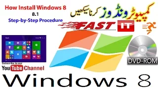 How to Install Windows, 8 Professional. Easy Step by Step Guide. How Shutdown and Restart 8