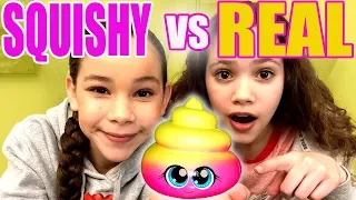 Ultimate Squishy VS Real Food Challenge *Sierra Cries*