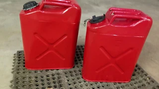 Old Gas Can Restoration: Jerry Cans