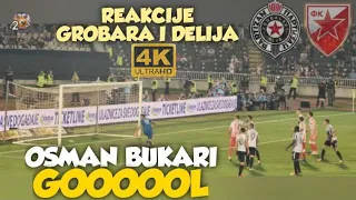 BUKARI EVRO GOLČINA Partizan - Crvena Zvezda 1:1 REAKCIJA GROBARA I DELIJA (4K video)