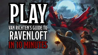 Start Playing Ravenloft in Under 10 Minutes | Van Richten's Guide to Ravnloft | D&D