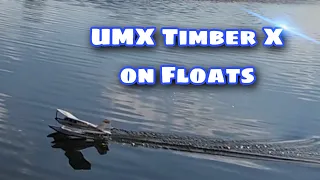 Flying the New E-flite UMX Timber X From Water!