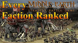 Every Faction RANKED in Middle Earth SBG