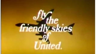 United Airlines TV ad, 1970