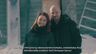 Maalämpö oli luonteva valinta Varpu ja Sami Hintsasen uuteen kotiin.