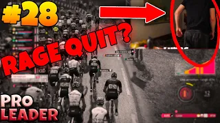 I RAGE QUIT PRO LEADER??? - Pro Leader #28 | Tour De France 2021 PS4 (TDF PS5 Gameplay)