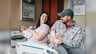 Woman with 2 uteruses gives birth to twin girls