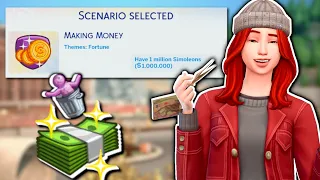 How quickly can we make 1 MILLION SIMOLEONS?! ❤ Making Money Scenario in The Sims 4! (Part 1/6)