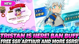 *EXTRA FREE SSRS & 70+ FREE GEMS* NEW TRISTAN UNIT, BAN BUFFS, BIG REWARDS, CONTENT (7DS Grand Cross