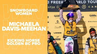 Michaela Davis-Meehan Winning Run I FWT23 Kicking Horse Golden BC Pro