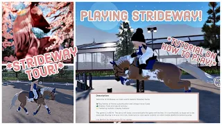 🐴Playing Strideway!🐴 *Tour + Tutorial on how to Play!* || Strideway Episode 1