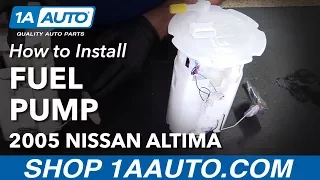 How to Replace Fuel Sending Unit 04-06 Nissan Altima L4 2.5L