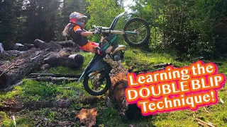 Learning The Double Blip On A Dirt Bike