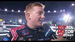 Reddick speechless, overjoyed after Bristol victory