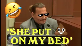 Johnny Depp being a COMEDIAN in court (pt. 1) (funny moments)