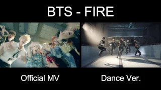 [Official MV vs Dance Ver.] BTS - FIRE