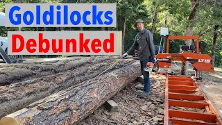 Story of the Sawmill & The 3 Logs Woodmizer LT15 Sawmill Milling Douglas Fir Timbers Beams Lumber