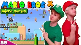 Bros Play Super Mario Bros X (Remastered 3) ✪ 2-Player (Co-op Multiplayer) ● #55