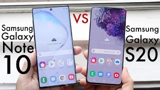 Samsung Galaxy S20 Vs Samsung Galaxy Note 10! (Comparison) (Review)