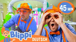 Blippi besucht einen Hallenspielplatz | Blippi Deutsch | Abenteuer und Videos für Kinder