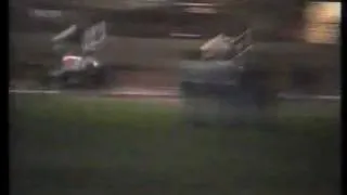 Sprintcar crash - Claremont Speedway