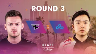 BLAST Pro Series Los Angeles 2019 - Front Row - Round 3 - FaZe Clan Vs. Cloud9