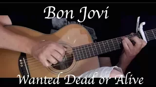 Kelly Valleau - Wanted Dead Or Alive (Bon Jovi ) - Fingerstyle Guitar