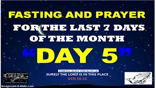 Day Five - Fasting and Prayer - My Story Must Change - Owolabi Onaola