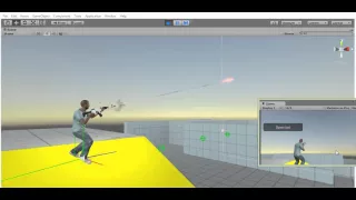 Unity3d TPS shooting tests