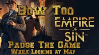 Empire of Sin HOW TOO PAUSE THE GAME ON CONSOLE