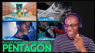 PENTAGON | 'Naughty Boy', 'Dr. BeBe', 'Daisy', 'Sha La La' MV's REACTION | Playlist x 4!!