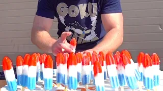 Rocket Pop Popsicle Challenge x48 (vs Matt Stonie Record)