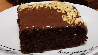 Moist Chocolate Carrot Cake! No sugar, no wheat, no dairy, no oil, no butter! Quick and delicious!