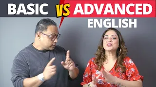 Basic English Vs Advanced English Phrases - Try Them To Speak Better English! #shorts