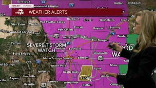 Another round of severe weather for eastern Colorado Thursday