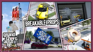 GTA 5 Destruction Guide | What Custom Props Can You Brake ❓ ► 5Real & LA Revo 2.0 Gameplay