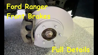 Front Brakes Ford Ranger Ford Everest Mazda BT50 - Step by Step details