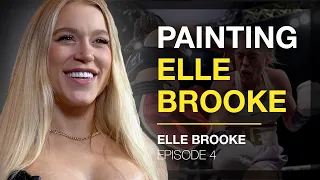 Painting Elle Brooke, OnlyFans star and Boxer - Rory Paints Dates