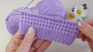 Üç günde yelek örün okadar kolay ✅iki şiş kolay örgü model anlatımı ✅crochet knitting