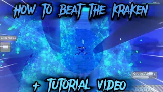 How to BEAT The KRAKEN Tutorial Video… [Slap Battles] /BOSS FIGHT