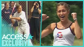 Jennifer Lopez Shows Off Her Baseball Skills In Throwback Video
