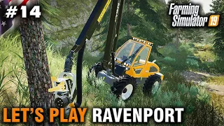 Let's Play Farming Simulator 19 Ravenport #14 Forestry On The Farm
