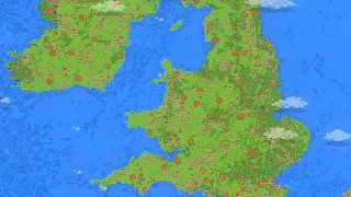 100 Kingdoms Battle For Britain - WorldBox Timelapse