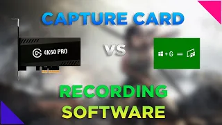 Capture CARD vs Recording Software. FPS and performance comparison!