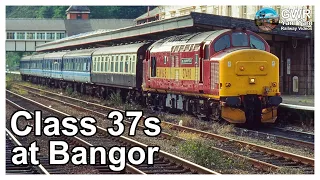 Bangor in the 1990s - Class 37 thrash on the North Wales Coast #5 - HD Remaster