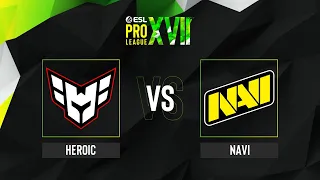 Heroic vs. NaVi - Map 1 [Anubis] - ESL Pro League Season 17 - Quarter-final