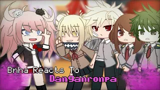 Bnha Reacts to Danganronpa (Deaths & Executions) 🧸🔪 || ⚠️ MAJOR SPOILERS ⚠️ || Gacha Club ||